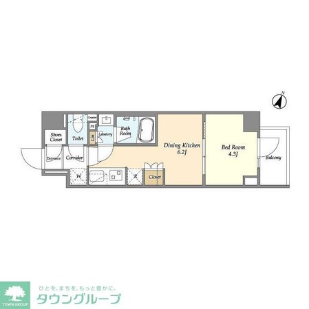 スタイリオ雪谷大塚レジデンスの物件間取画像